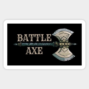 dEAdbEAt BATTLE AXE Sticker